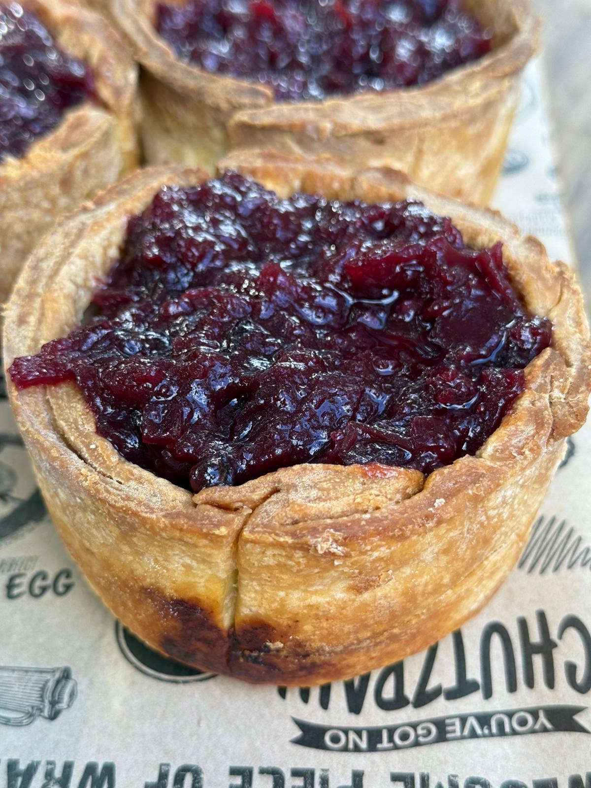 Turkey, Pork & Cranberry Pie