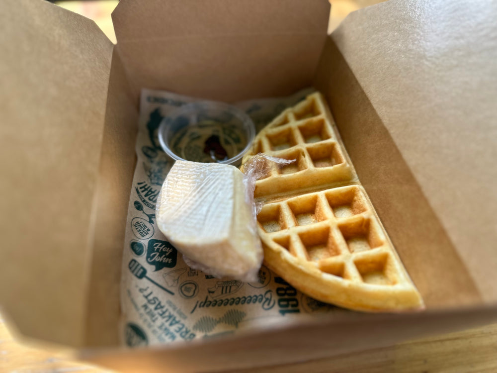 Baron Bigod, Buttermilk waffle with truffled honey Canapes (6 canapes per box)