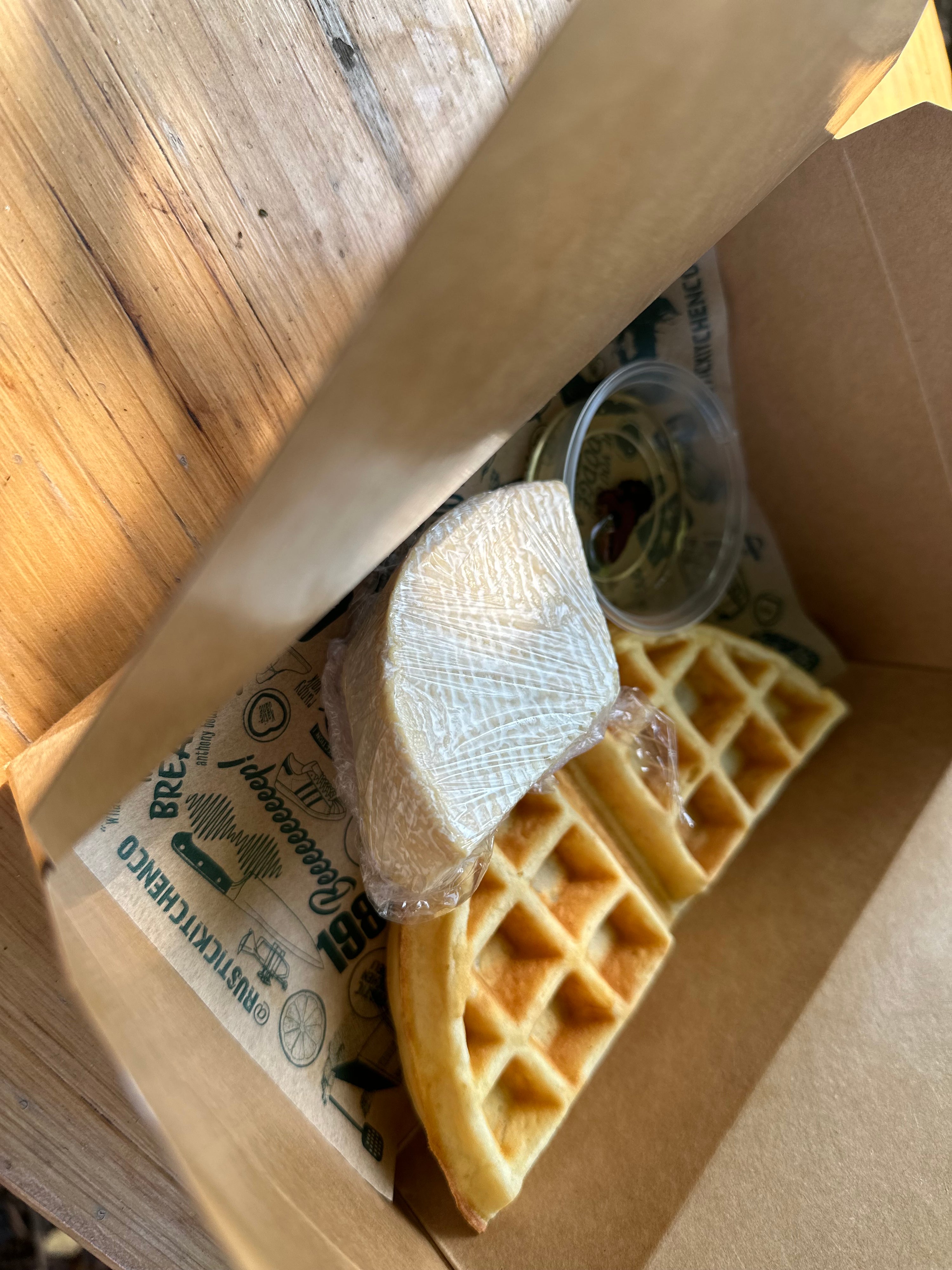 Baron Bigod, Buttermilk waffle with truffled honey Canapes (6 canapes per box)