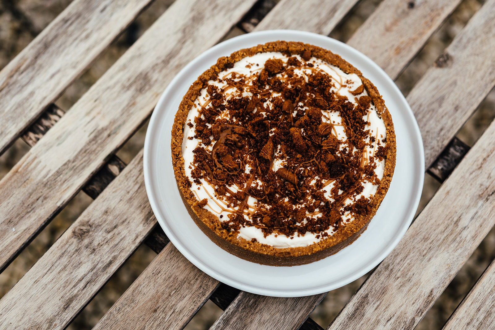 Whole Biscoff Pie