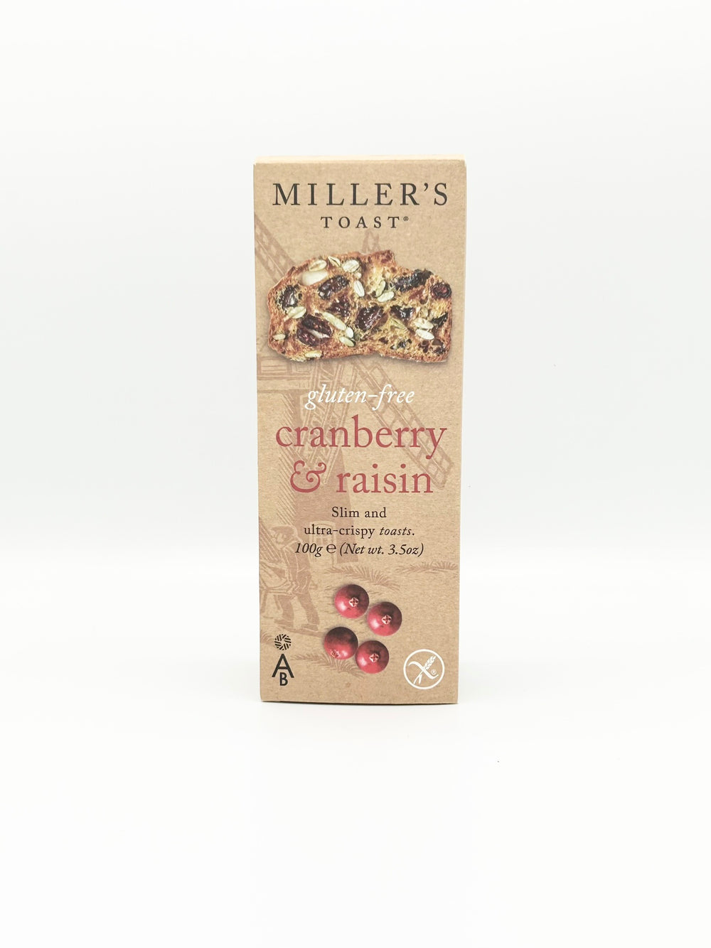 Millers Gluten Free Cranberry & Raisin Toast