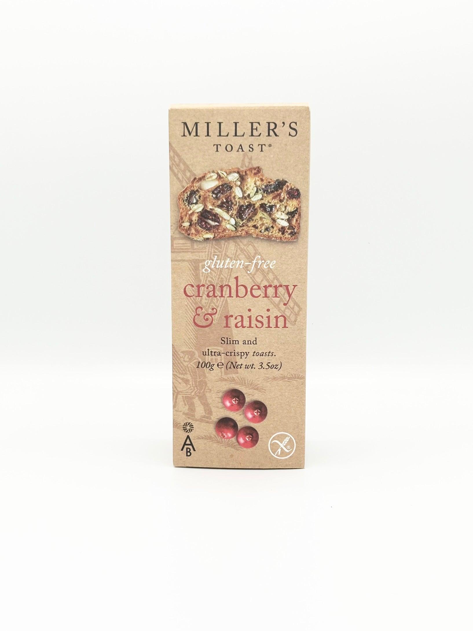Millers Gluten Free Cranberry & Raisin Toast