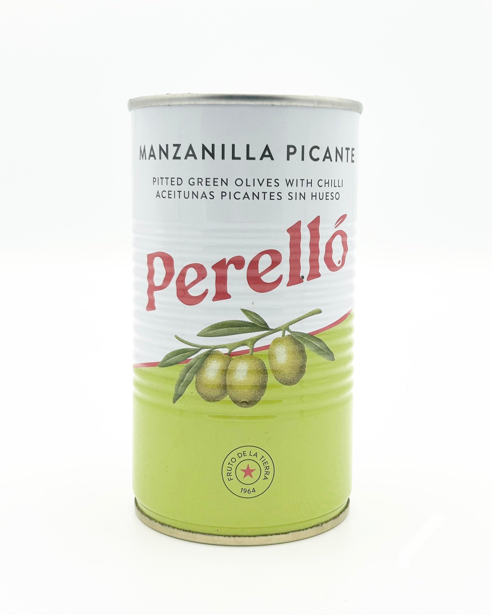 Perello Manzanilla Pitted olives (Tin)