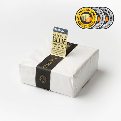Simon Weaver Organic Cotswold Blue Brie - 200g
